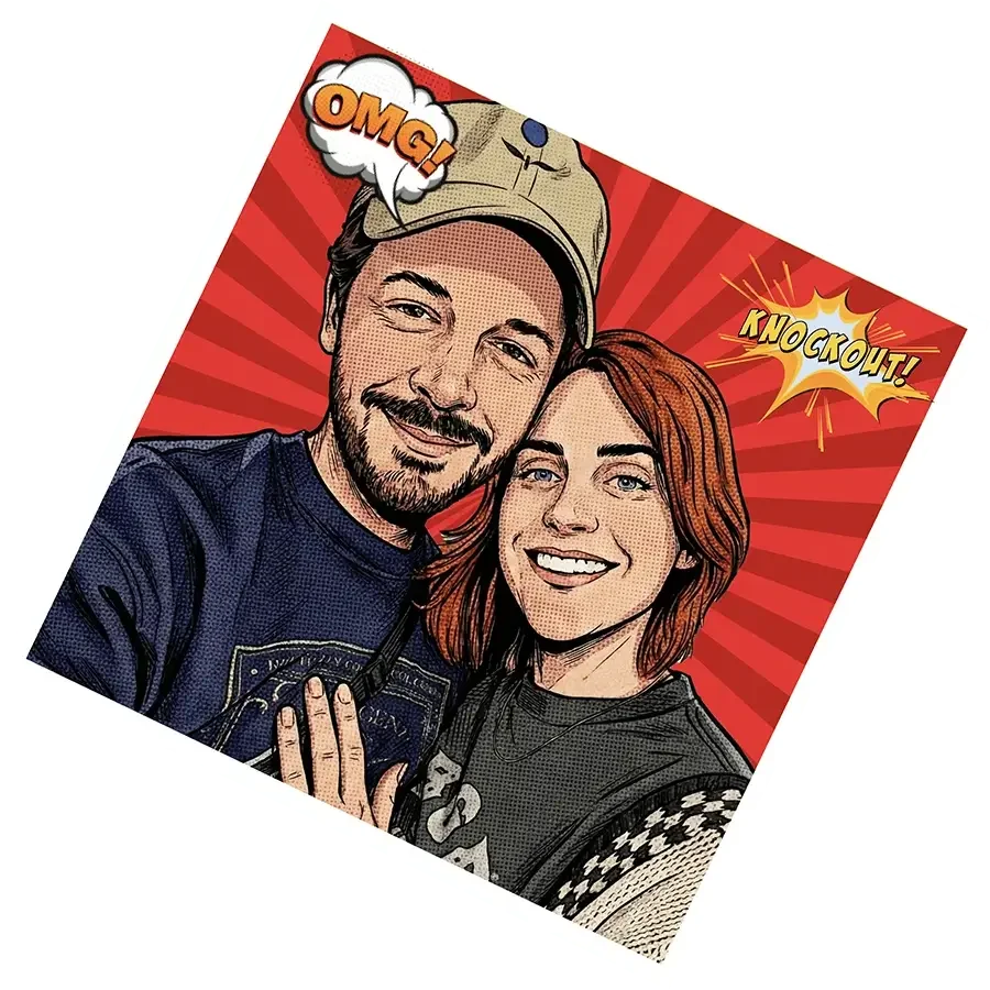 HALO AI comic book effect