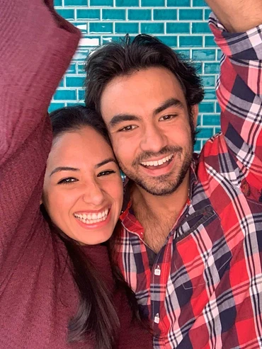 Photo booth at a bar