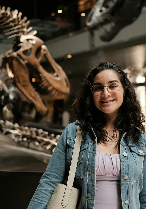 Museum photo booth moment